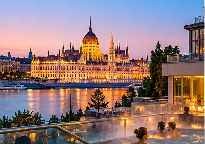 Hungary spa destination scenery